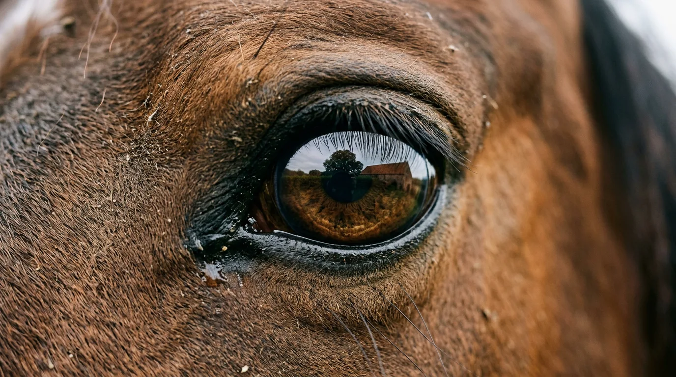 Un regard de cheval, Écuries La Cavalisa, Villette-sur-Ain